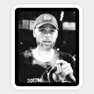 Steph curry cigar - Halftone Sticker